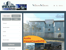 Tablet Screenshot of pradocorretor.com.br